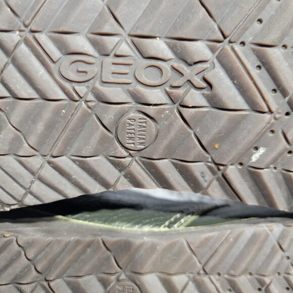 Geox Zal Men's Size EU 44 US 11 Olive Green Leather Lace up Ankle Boots - Picture 10 of 11